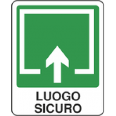 cartello luogo sicuro